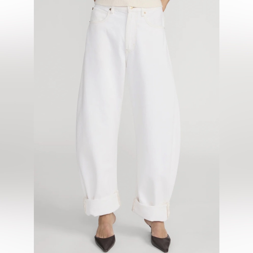 FRAME The Bubble High Rise Denim Jeans